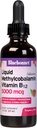 Bluebonnet Méthylcobalamine liquide Vitamine B12 5000 mcg Coenzyme active Forme de vitamine B 12 gouttes liquides Supplément énergétique pour les femmes et les hommes - Vegan, sans gluten - Arôme framboise - 2 Fl Oz