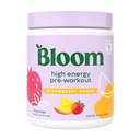 Bloom Nutrition Pré-entraînement à haute énergie avec Beta Alanine, Ginseng et L Tyrosine pour Amino Energy, Poudre de caféine naturelle de l'extrait de thé vert, Keto, Mélange de boisson sans sucre, fraise