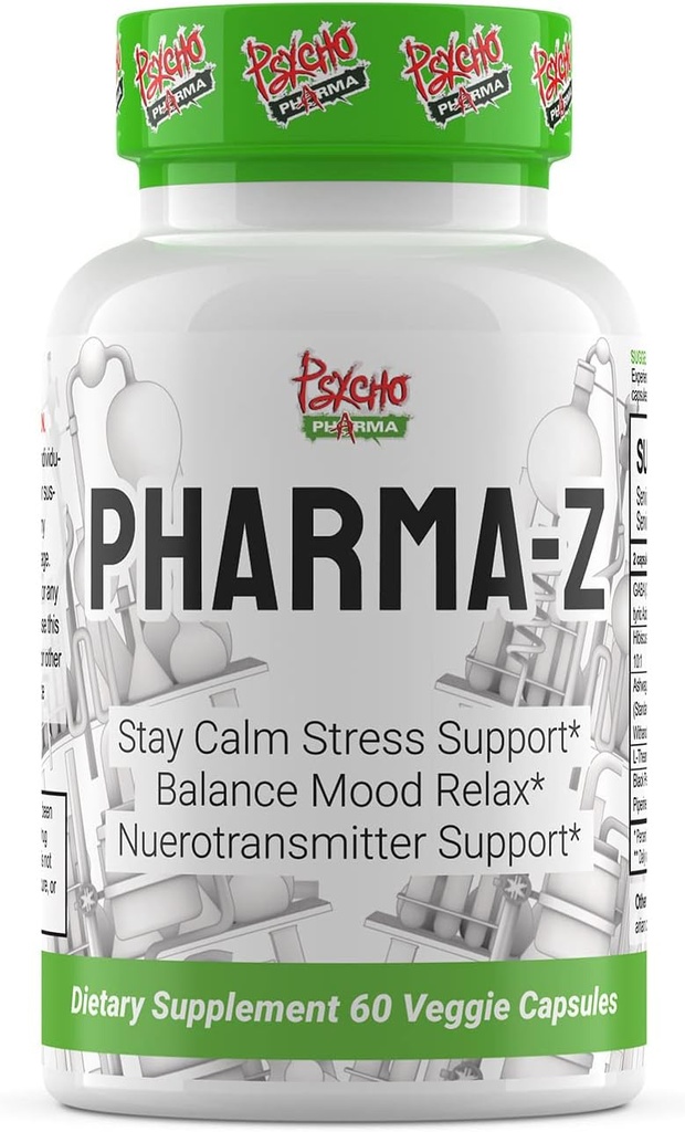 PHARMA Z (GABA 750mg) La pilule de la nature, est utilisée pour soulager le stress et améliorer la fonction cognitive avec un sens de la sensation de plaisir!