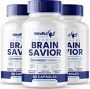 Cerveau Sauveur Suppléments Cerveau pour la mémoire et les capsules de focus, BrainSavior Formule avancée Brain Health Support - maximum de force Nootropics Brain-Savior Tous les avis de soutien naturel (3 Pack)