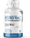 Supplément Neuro NAC N-acétyl Cystéine Ethyl Ester - 20x Plus Biodisponible que NAC 600 mg - Boost Glutathion 10x Plus que Glutathion Liposomique - N acétyl Cystéine Ethyl Ester - NACET (60 capsules)