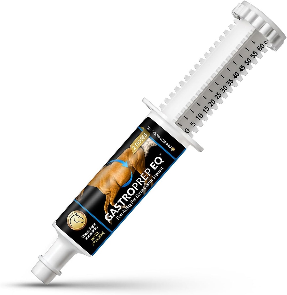 GastroPrep EQ Horse Digestive Fast-Acting Gastric Jitters Relief Paste, 60cc