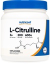 Nutricost Pure L-Citrulline (Base) Poudre (600 grammes)