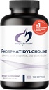 Conceptions pour la santé Phosphatidylcholine Softgels - Supplément Phosphatidyl Choline de Soy Lécithine pour soutenir le foie + santé du cerveau (180 Softgels)