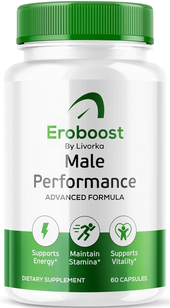 LIVORKA Supplément éroboost pour les hommes – Formule avancée performance masculine - 60 capsules pour 1 mois