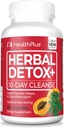 Health Plus Detox+ à base de plantes (10 jours) 40 capsules, 20 portions