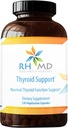 RHMD Thyroïde Support - Support normal de la fonction thyroïde - Supplément (120 capsules végétariennes)