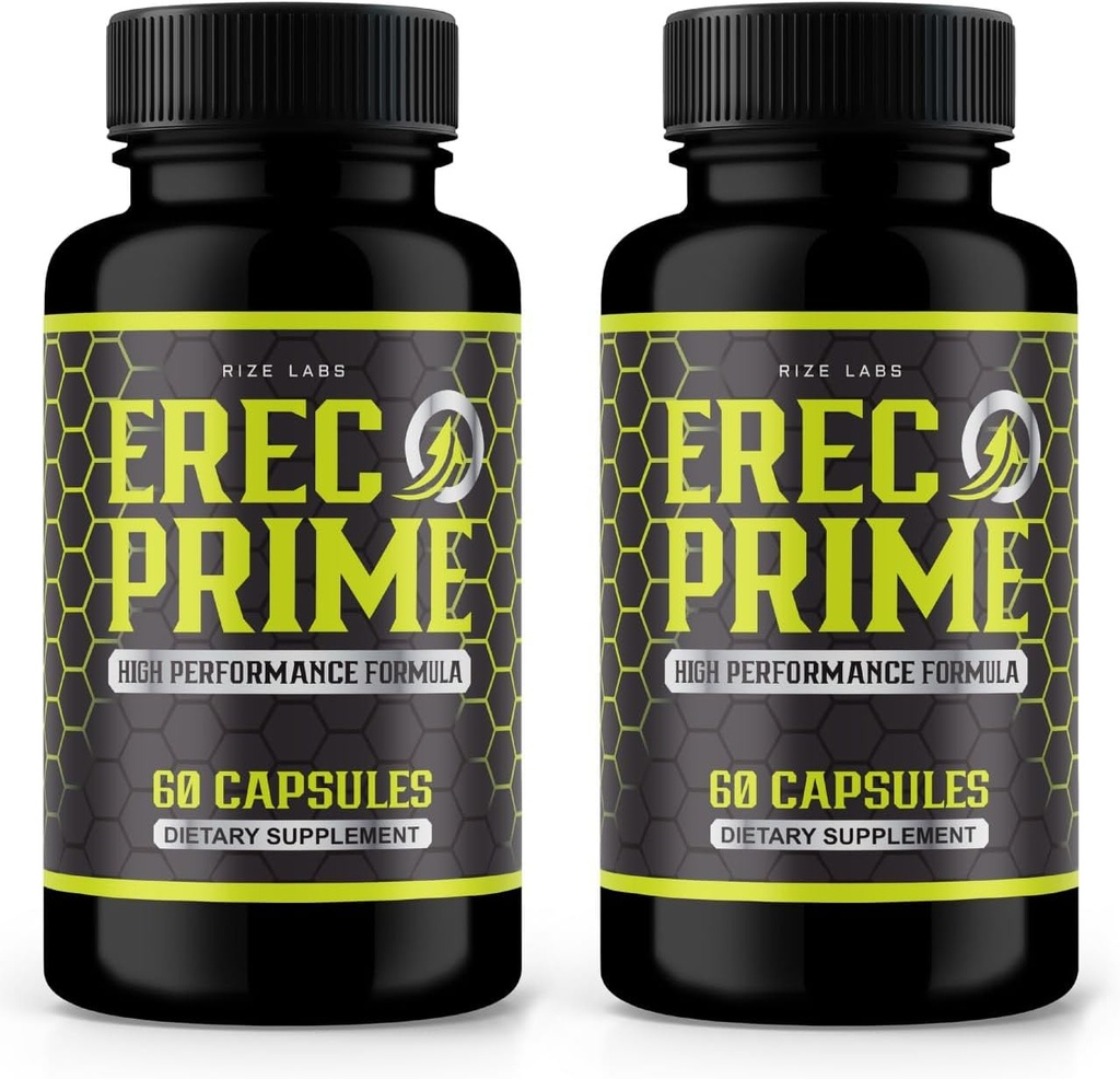 les laboratoires de taille (paquet de 2 pilules Erec Prime pour hommes, formule haute performance, support tout naturel pour la performance de pic et la santé globale, Erec Prime24 avis officiels (120 capsules)