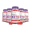 Laboratoires justifiés (5 Pack Pure Slim Keto ACV Gummies Advanced Formula 1000MG PureSlim Keto Gummies vinaigre de cidre de pomme formulé avec du jus de betterave à grenade poudre B12 Vegan Non OGM 300 Gummys