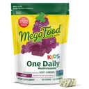 MegaFood Kids Un jour Multivitamin Soft Chews - Vitamines pour enfants avec vitamine B, vitamine C, vitamine D et vitamine E - Âge 4+, Végétarien, Fabriqué sans 9 Allergènes alimentaires - Arôme de raisin - 30 Chews