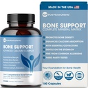 Supplément de calcium pour les femmes et les hommes - Citrate de calcium et hydroxyapatite + vitamine D3 K2 zinc de magnésium et plus pour la santé complète des os, 180 comprimés