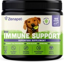 ZENAPET Dog Immune Support Premium Powder Topper, Turkey Tail, Spirulina & Beta-Glucan, Supporte un système immunitaire sain et la digestion, Human-Grade, Fabriqué aux États-Unis