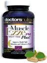 Muscle Ezze PM Plus Capsules de nuit par Doctors Nutra - Utilisation nocturne - Sans gluten - 60 Capsules