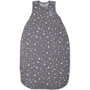 Woolino Merino Laine et coton biologique Sac de couchage ultime - 4 saisons - Sac de couchage réglable à fermeture éclair à deux bras - Sac de couchage universel pour bébé (2-24 mois) - Gris étoilé