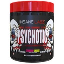 Insane Labz psychotique, poudre pré-entraînement stimulante élevée, énergie lassante extrême, focus et endurance avec Beta Alanine, Créatine Monohydrate, DMAE, 35 Srvgs (Lémonade de Strawberry)