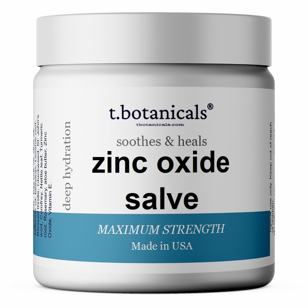 TSW Zinc Balm Zinc Oxyde Salve Relief apaisant Onguent naturel fabriqué aux États-Unis