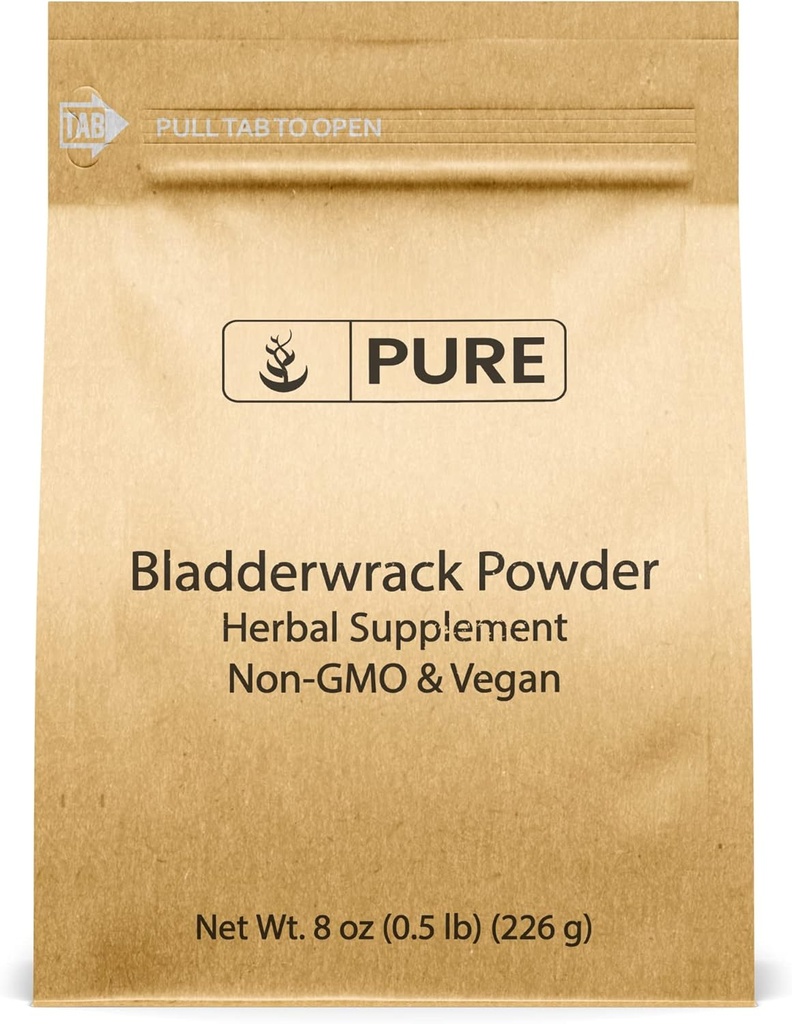 PURE ORIGINAL INGREDIENTS Bladderwrack Powder (8oz) Fucus Vesiculosus, Herbal Supplement
