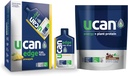 UCAN Ananas Edge Energy Gel & Chocolate Plant Protein - Idéal pour la course, l'entraînement, la remise en forme, le vélo, la coupe croisée et plus encore