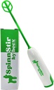 Becx Spinnstir Mélangeur portable de boisson portatif pour la poudre de protéines Pré-entraînement Champignon Café Verts Superfood Collagène Poudre de lait Poudre d'hydratation Pack de parfum Mélanges faciles à nettoyer Moins Mess (Vert)