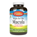 Carlson - Pour la Macula, cliniquement prouvé pour soutenir la santé de la vision, la santé maculaire, la protection de la lumière bleue et la fonction des yeux, 120 Softgels