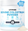 Supplément de colostrum pour la santé de Gut, la croissance des cheveux, la beauté et l'immunisme Support de Rich IgG Pure Bovin Colostrum pour les humains