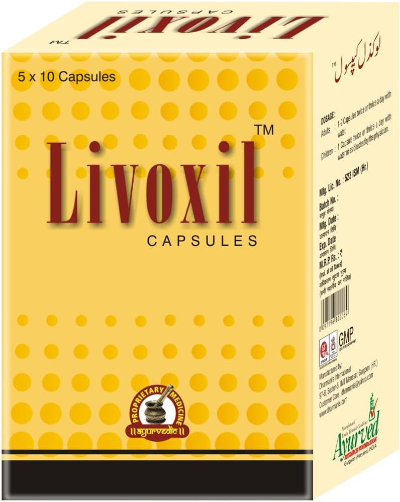 Livoxil Liver Cleanse Detox & Repair Fatty Liver Formula - Supplément de soutien naturel du foie - 200 Capsules