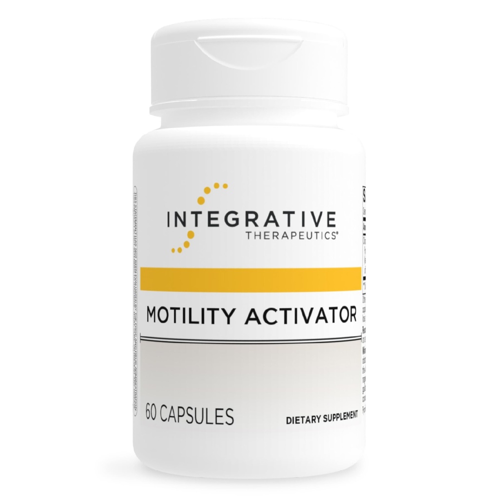 Integrative Therapeutics Motivator – GI Motility & Gut Health Support Supplément* - Sans lait et sans gluten - 60 capsules (60 portions)