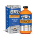 Support immune en argent souverain - Argent colloïdal, hydrosol en argent bioactif, 10 ppm, haut de torsion liquide, 32 Fl Oz, (946 mL)