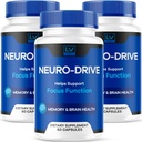 (3 Pack) Neuro Drive Capsules, Neuro Drive Formule avancée, Neuro Drive Cerveau, Neuro Drive Tous les examens naturels, 180 Capsules pendant 3 mois