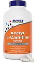 MAINTENANT Aliments Maintenant acétyl L Carnitine 500mg, 360 Capsules de Veg - Non-OGM ACL 500 mg Caps