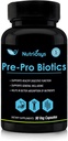 Pre and Probiotics for Men | Supports Digestive Health, Gut Balance & Immune Function | Prebiotics and Probiotics for Women & Adults | Daily Pre Probiotic Supplement – 90 Veggie Capsules