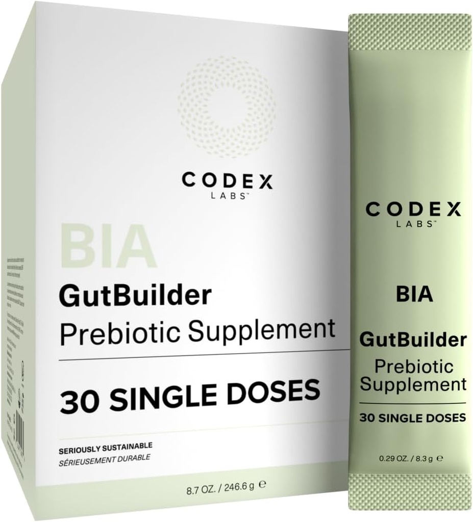 Prébiotiques pour la santé digestive et le système immunitaire Support – Fibres alimentaires, antioxydants et superaliments pour la barrière de Gut et équilibre microbiome de Gut