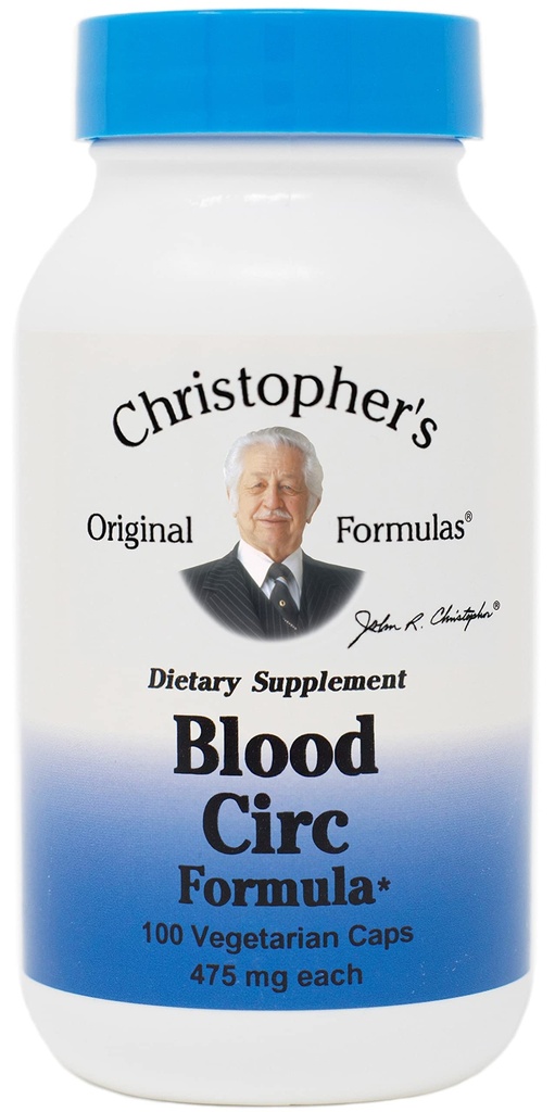 Formules du Dr Christopher Formule de circulation sanguine Formule 100