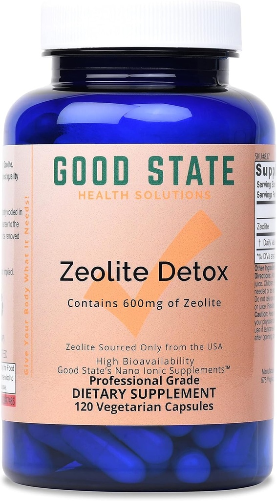 Bon état de: Zeolite supplément de détox Clinoptilolite Capsules pour adultes et enfants.