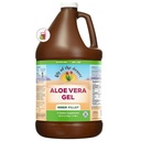 Lily of The Desert Aloe Vera Gel - Filet intérieur Épaisseur Consistance Aloe Vera Boissons avec des vitamines naturelles, enzymes digestives pour la santé de Gut, Soulagement de l'estomac, Bien-être, Peau Glowing, 128 Fl Oz