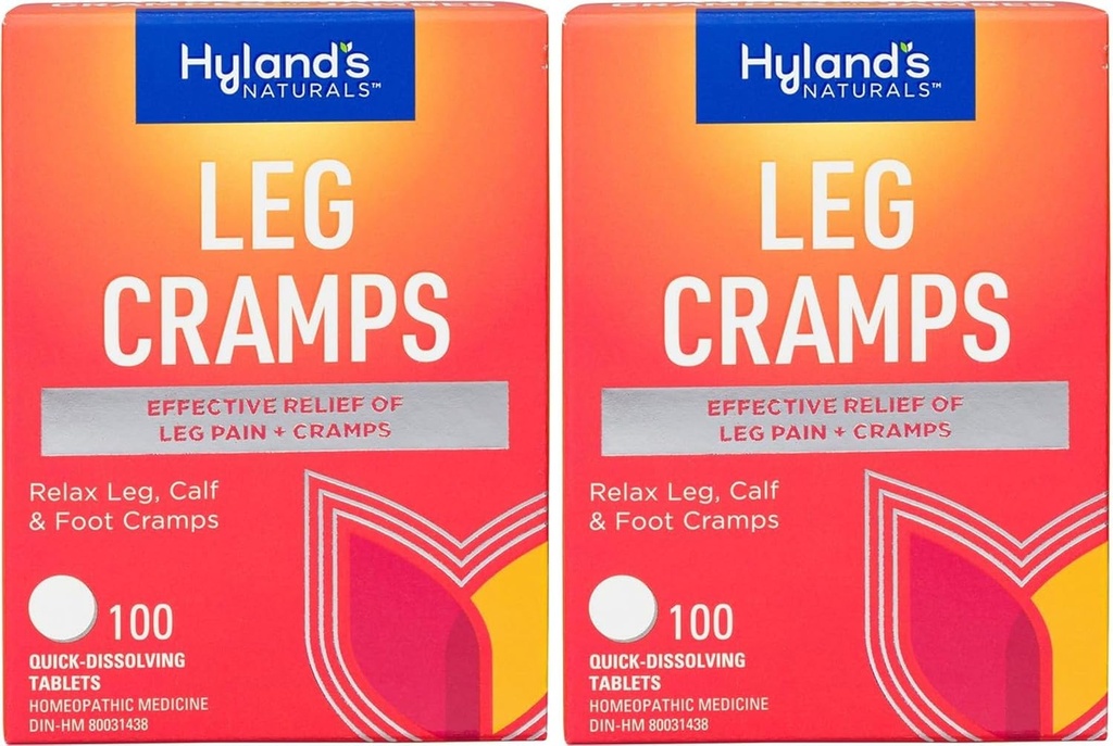 Hyland, crampes à jambes, 100 comprimés (2 paquets)