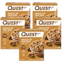Quest Nutrition Chocolate Chip Cookie Dough - High Protein, Low Carb, Gluten Free, Keto Friendly, 2.12 Oz , 4 Count (Pack of 5)