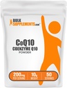 BulkSupplements.com Coenzyme Q10 poudre - Coenzyme Q10 200mg supplément, supplément nutritionnel - sans gluten, 200mg par portion, 10g (0,35 oz) (paquet de 1)