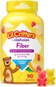 L’il Critters Fiber Daily Gummy Supplement for Kids, for Digestive Support, Berry and Lemon Flavors, 90 Gummies