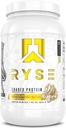 RYSE poudre de protéines chargées - Vanille beurre d'arachide - 25g de protéines de lactosérum isolat et concentré avec fibre prébiotique et MCT - faible teneur en glucides, faible teneur en sucre, friendly - 27 portions / 2 lb Tub