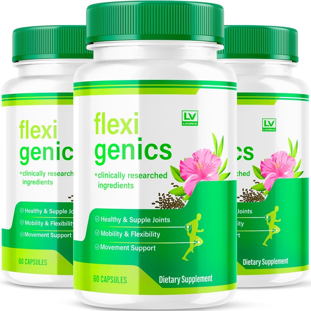 (3 Pack) Flexigenics Supplement Capsules, Flexigenics Capsules, Flexigenics, Flexigenics Supplement, Flexigenics Advanced Formula Pills, Flexi Genics Supplement Formula, 3 mois
