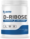 Pure poudre de D-Ribose - Supplément de poudre de Ribose, soutient l'énergie - non aromatisé - sans gluten (500 grammes - 1,1 lb)