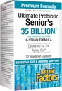 Facteurs naturels Ultime Probiotique Senior - Supplément Senior pour la santé digestive et immunitaire - 35 milliards d'UFC - Non-OGM et sans gluten - 30 capsules (30 portions)