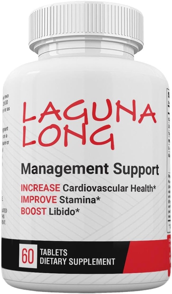 Les suppléments diététiques longs de Zonata Laguna pour les hommes, Laguna améliorent naturellement les performances, Laguna Long Endurance et les niveaux d'énergie, formule naturelle pour maintenir les niveaux d'énergie et de performance (60 comprimés)
