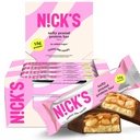 NICKS Barres protéinées Oiseaux Chocolat 15g Protéine 200 calories Faible Carb Kéto Friendly Snacks Pas de sucre ajouté (Multipack 12 barres x 50g)