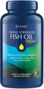 GNC Triple Strength Fish Oil Mini Omega 3 Supplément, 1000mg EPA et DHA, soutient le cœur, le cerveau, la peau, les yeux et la santé articulaire, 240 Mini Softgels