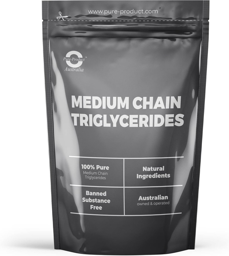Produits purs Australie - Triglycérides à chaîne moyenne (poudre d'huile de TCM) 2,2 lbs - Végétarien Friendly