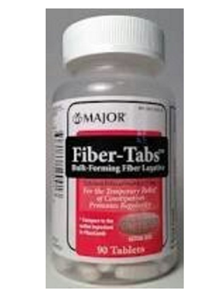 MAJOR Comprimés fibreux 500 Mg - Comprimés fibreux pour les femmes et les hommes - Relief de constipation occasionnel pour les adultes - 90 Comprimés - Pack de 6