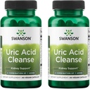 Swanson Uric Acid Cleanse - Supplément naturel Promouvoir le soutien au rein - Caractéristiques d'une puissante combinaison de 7 herbes - (60 capsules de légumes) 2 Pack