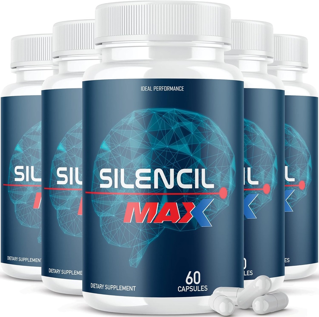 IDEAL PERFORMANCE (5 Pack) Silencil Tinnitus Max Supplement Pills Silencio Silencile (300 Capsules)